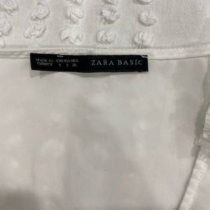 Zara simple white blouse